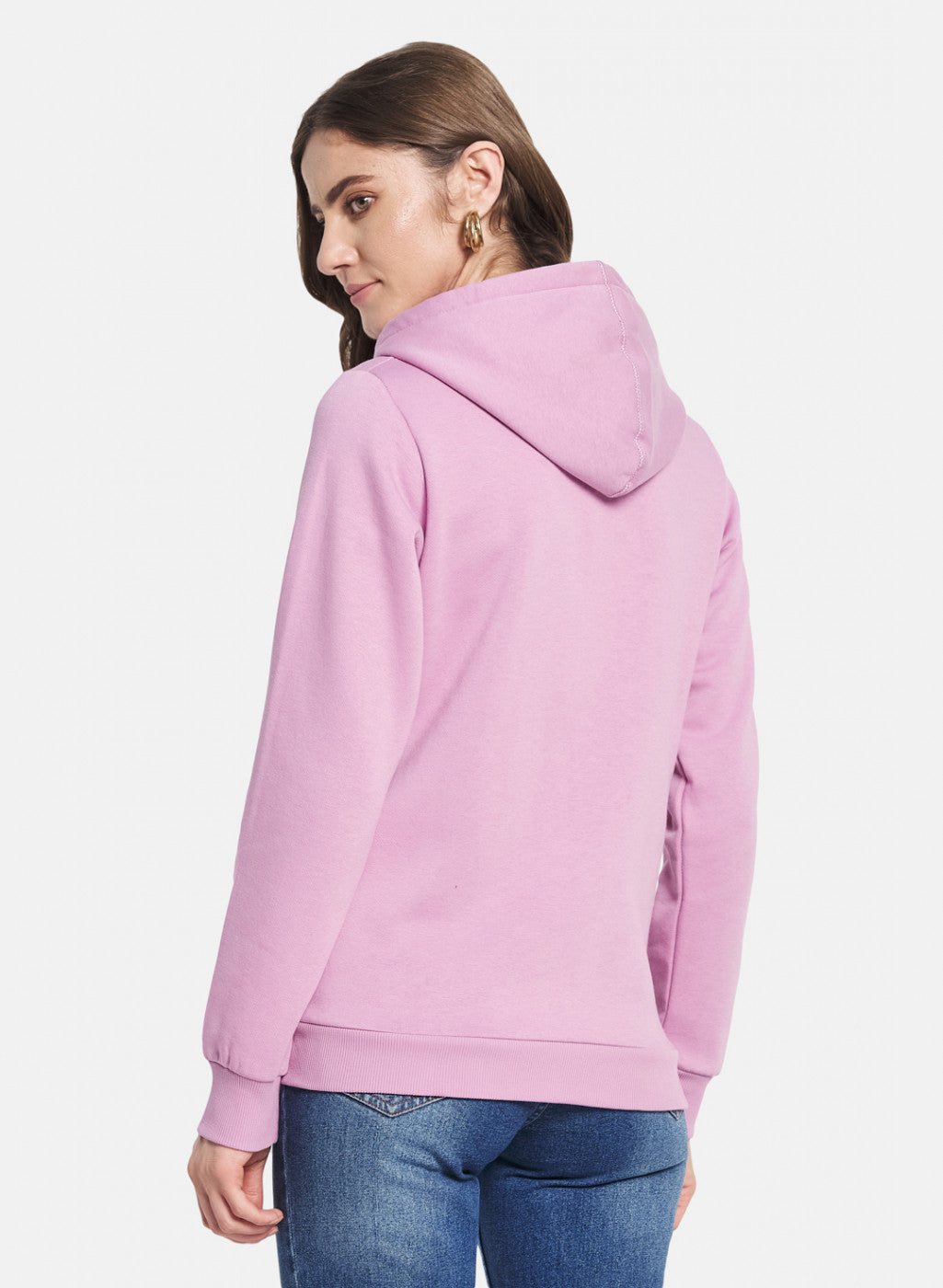 Women Purple Solid Sweatshirt