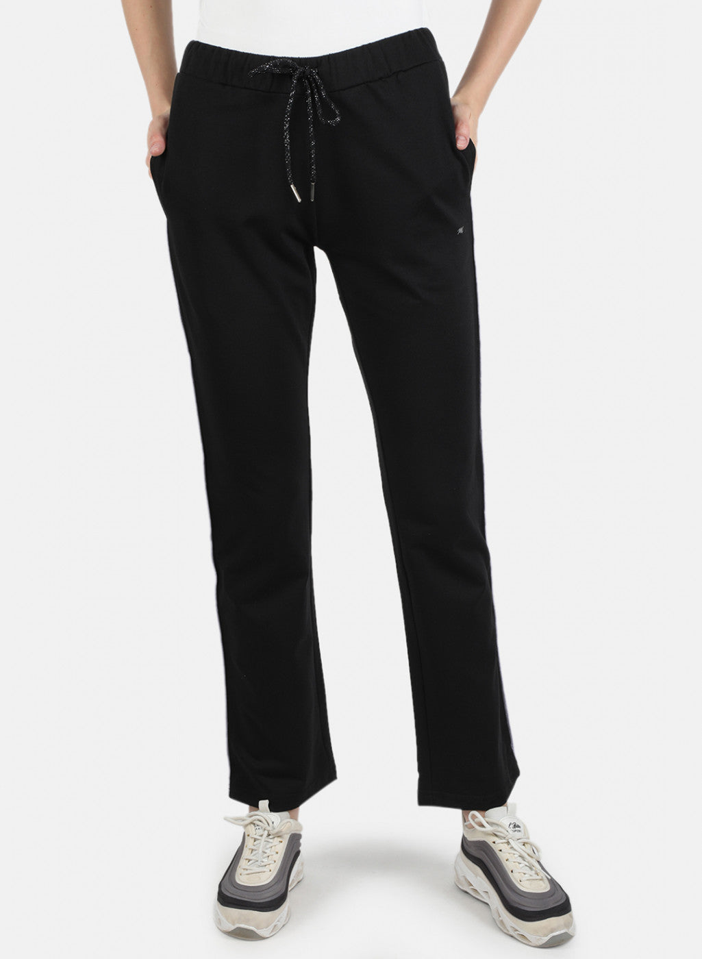 Women Black Regular Fit Lower