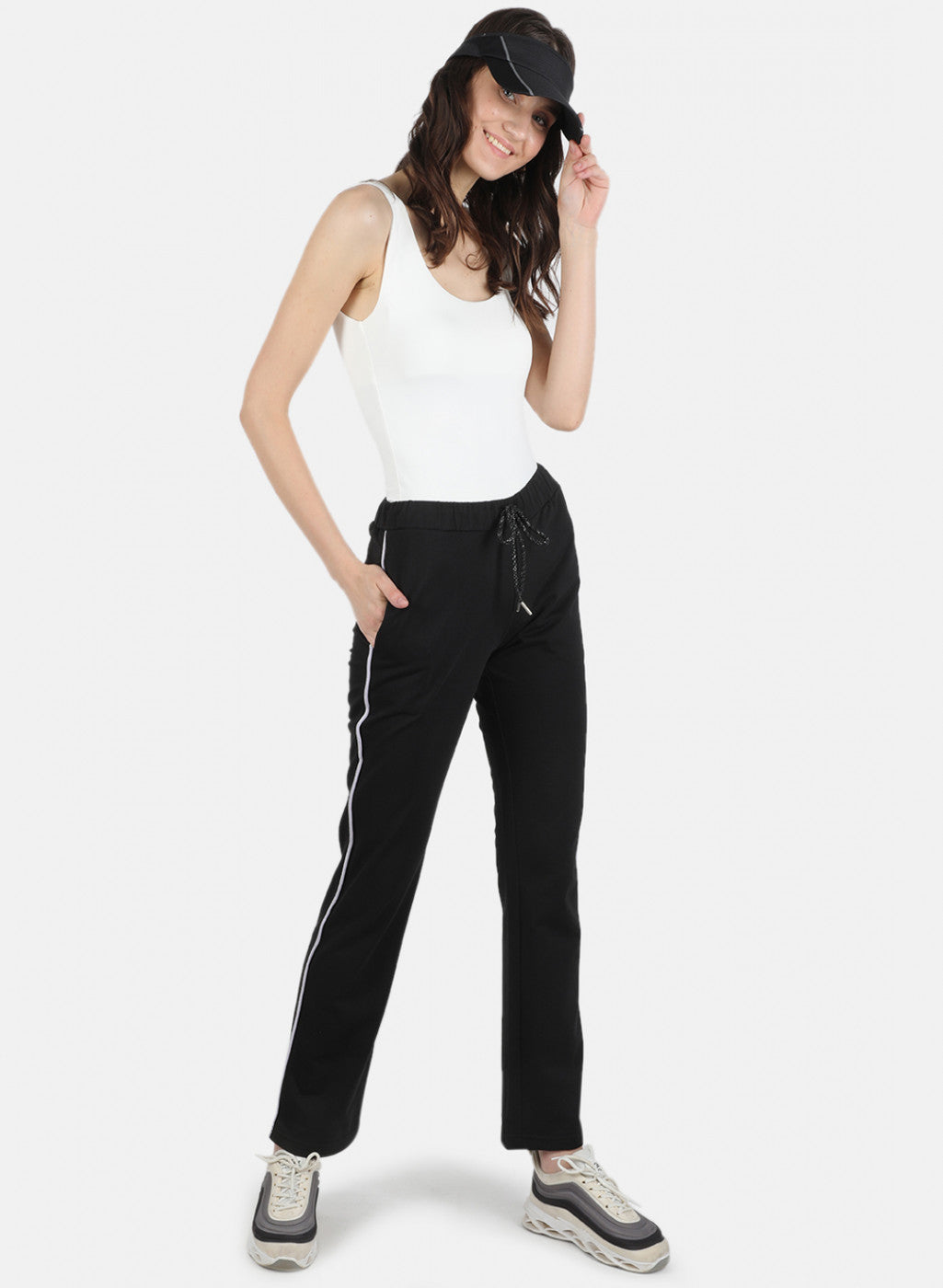 Women Black Regular Fit Lower