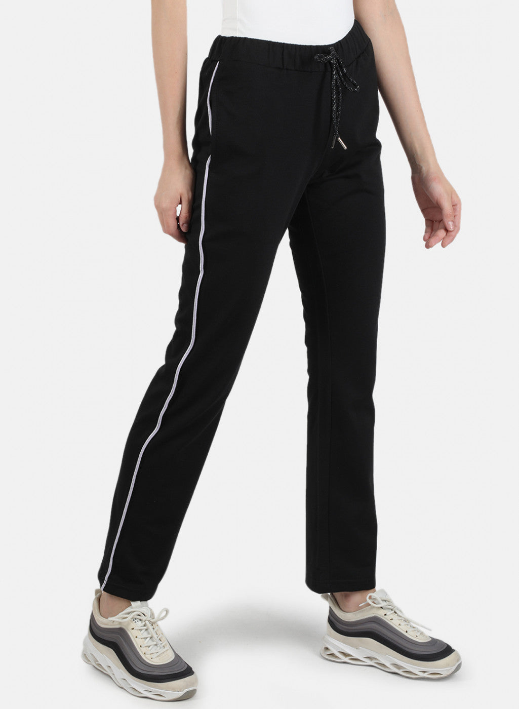 Women Black Regular Fit Lower