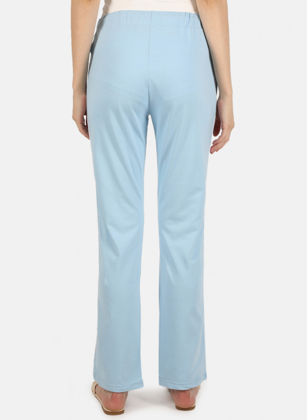 Women Sky Blue Regular Fit Lower