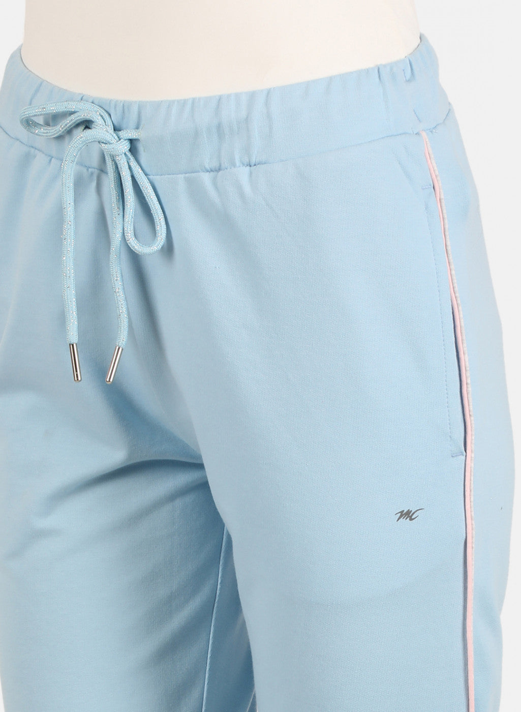 Women Sky Blue Regular Fit Lower