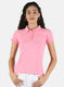 Women Pink Plain T-Shirt