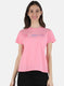 Women Pink Embroidered Top