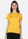 Women Mustard Embroidered Top