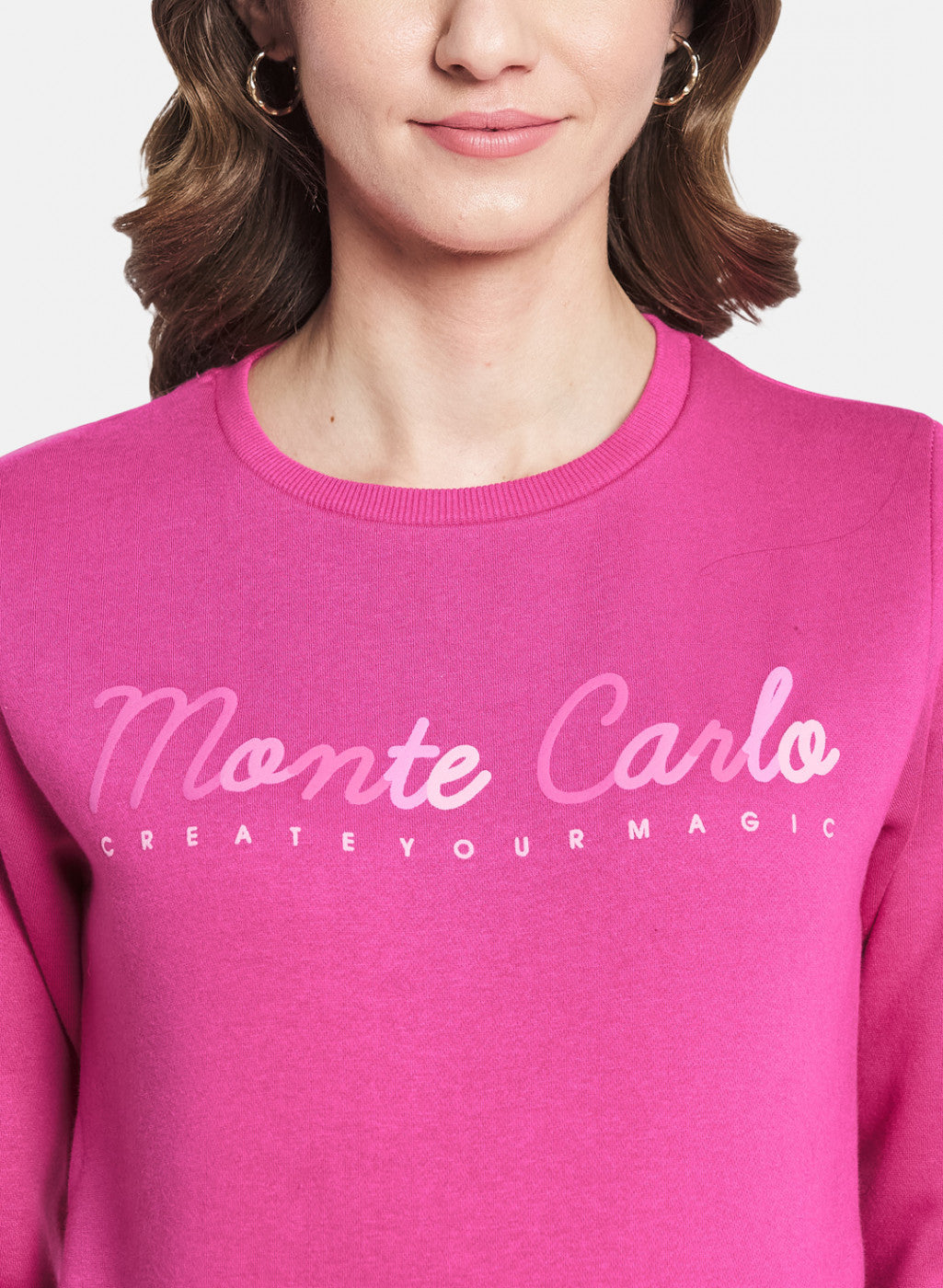 Women Pink Embroidered Sweatshirt