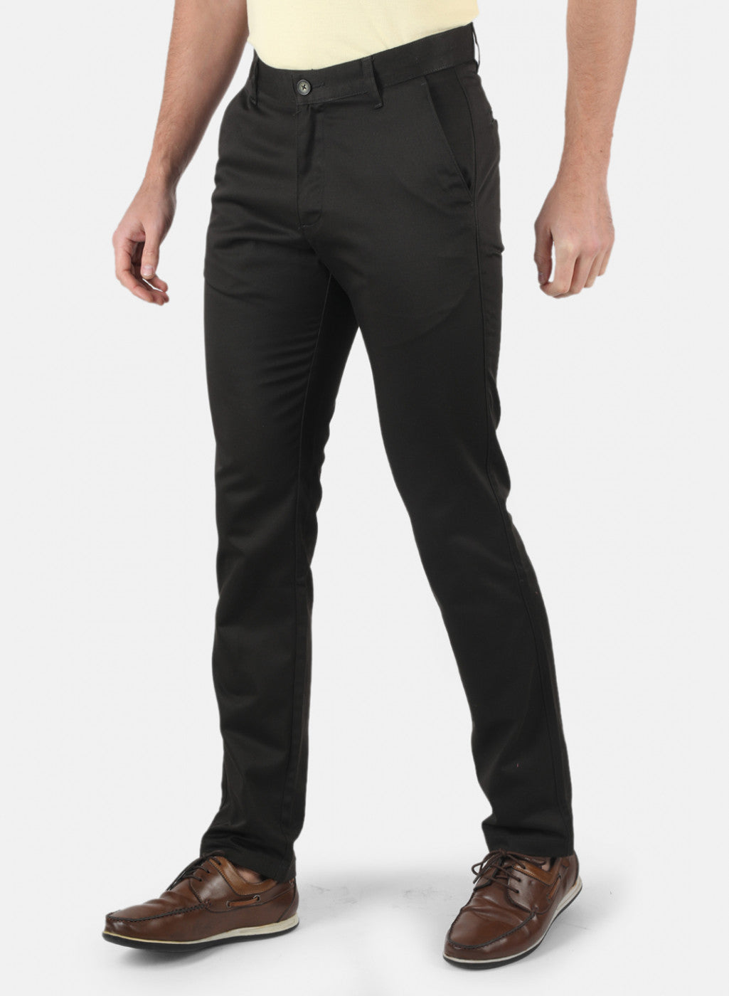 Men Olive Regular Fit Trouser