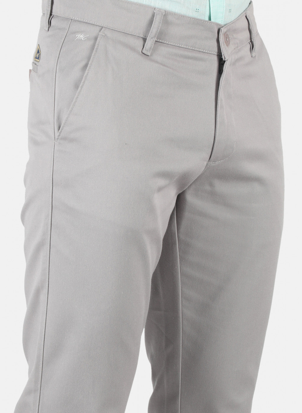 Men Grey Regular Fit Trouser