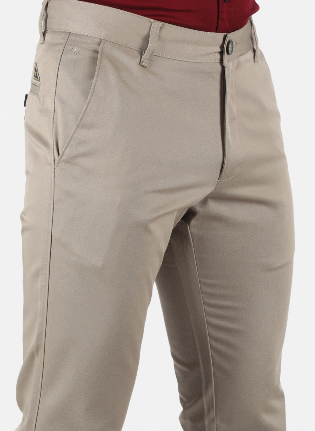 Buy Men Khaki Regular Fit Trouser Online in India - Monte Carlo