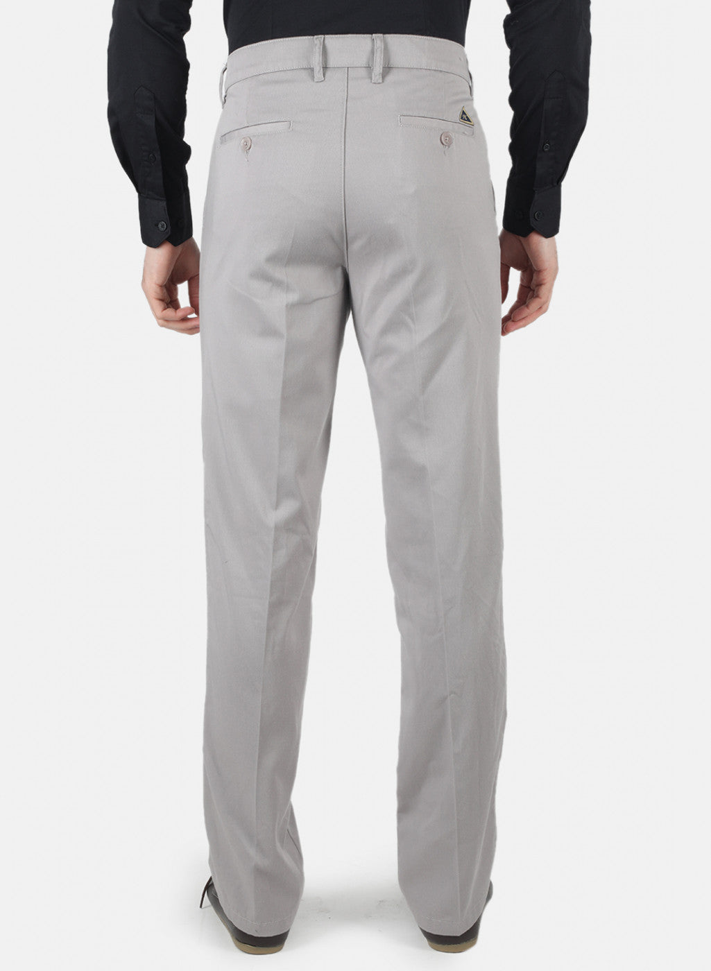 Men Grey Regular Fit Trouser