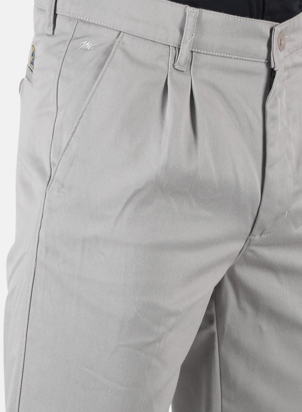 Men Grey Regular Fit Trouser