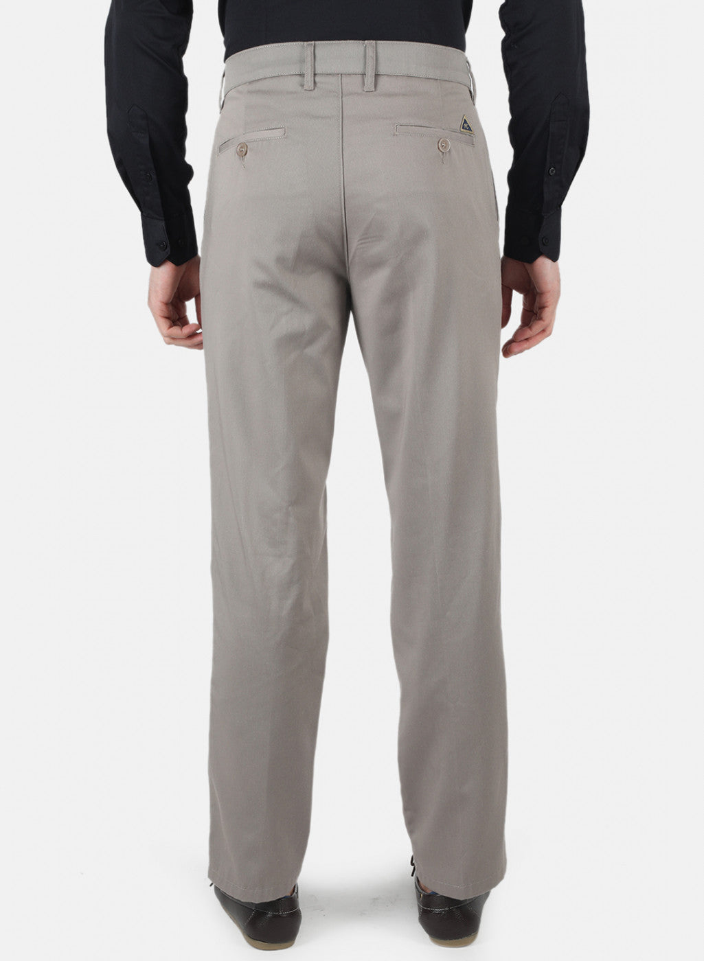 Men Grey Regular Fit Trouser