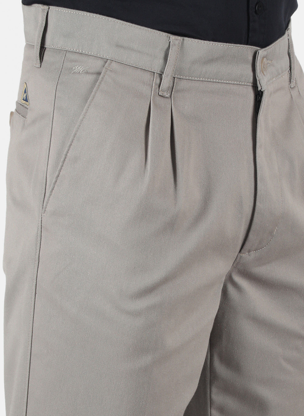 Men Grey Regular Fit Trouser