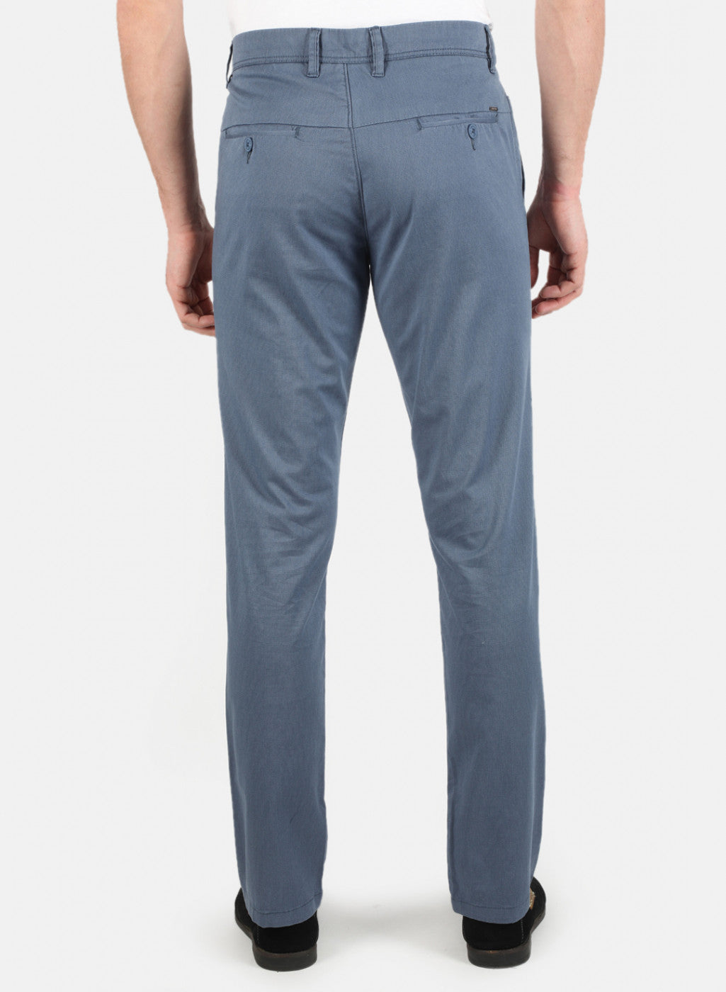 Men Blue Smart Fit Trouser