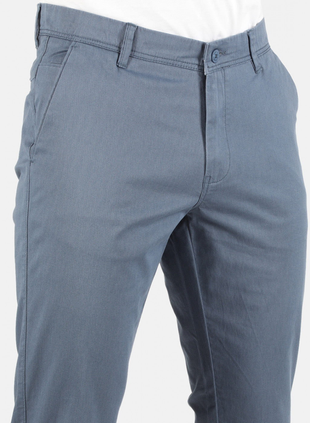 Men Blue Smart Fit Trouser