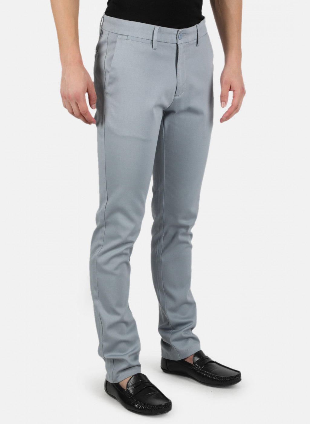 Men Blue Smart Fit Trouser