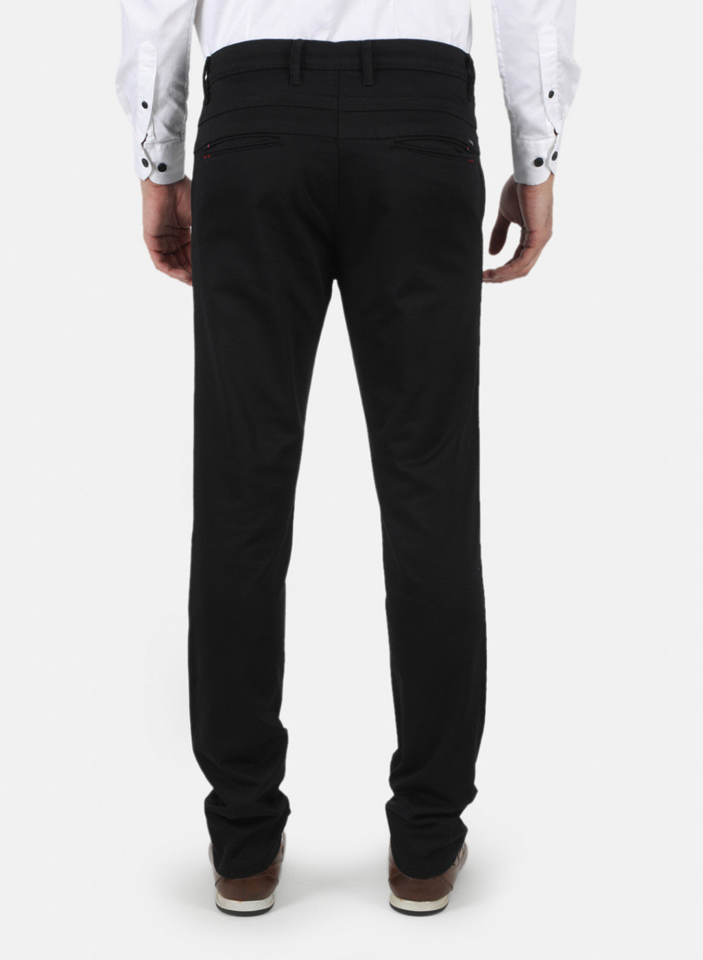 Men Black Slim Fit Trouser