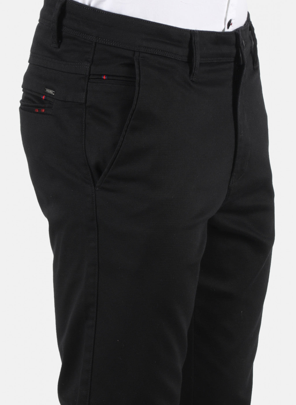 Men Black Slim Fit Trouser