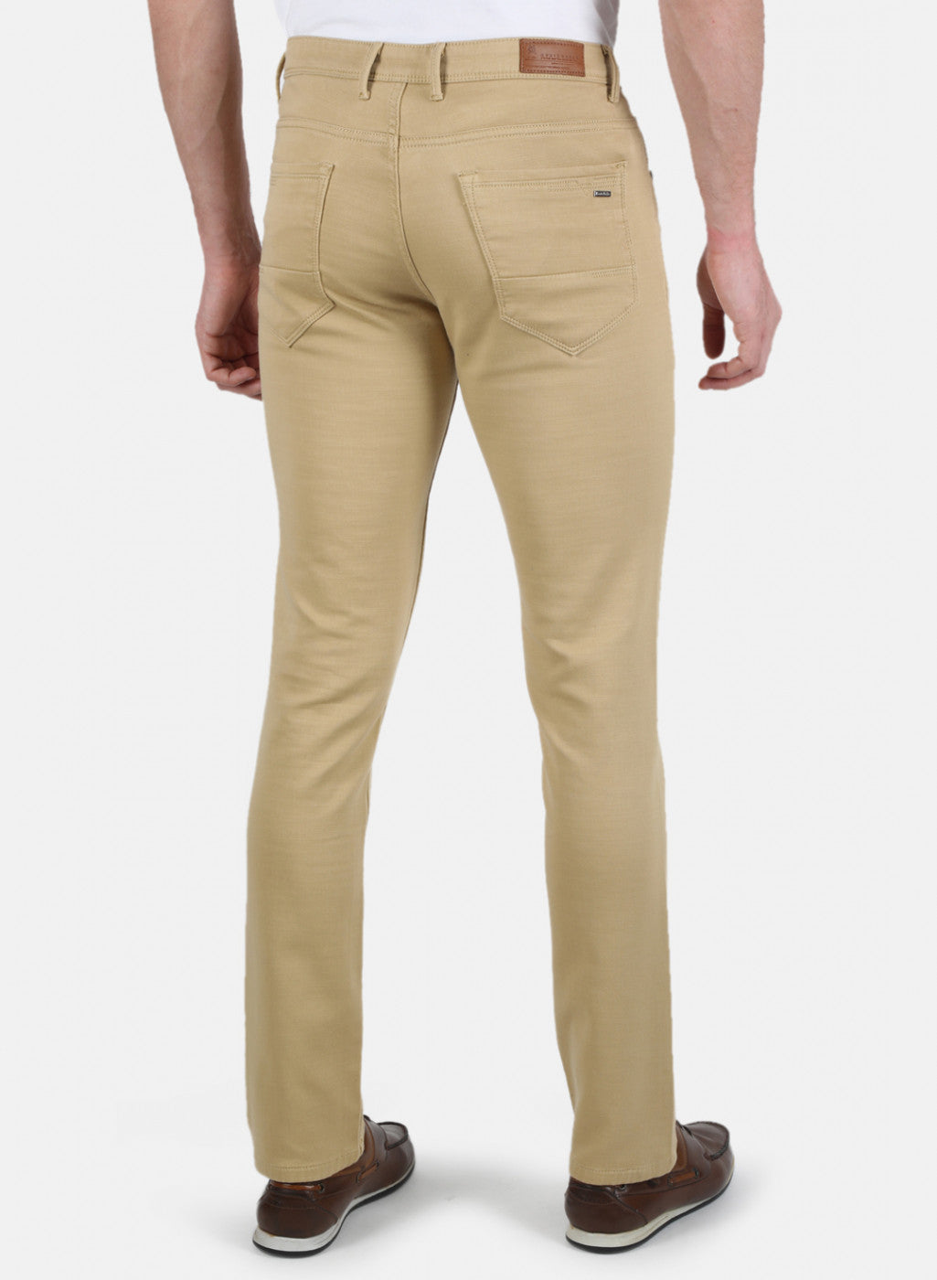 Men Mustard Slim Fit Trouser