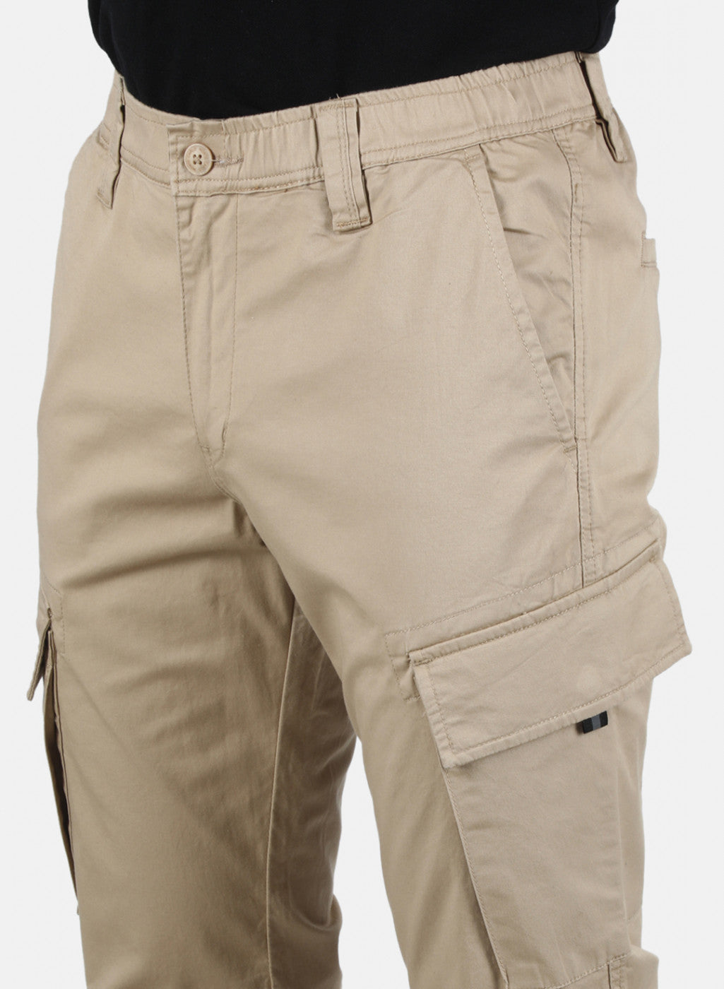 Men Khaki Smart Fit Trouser