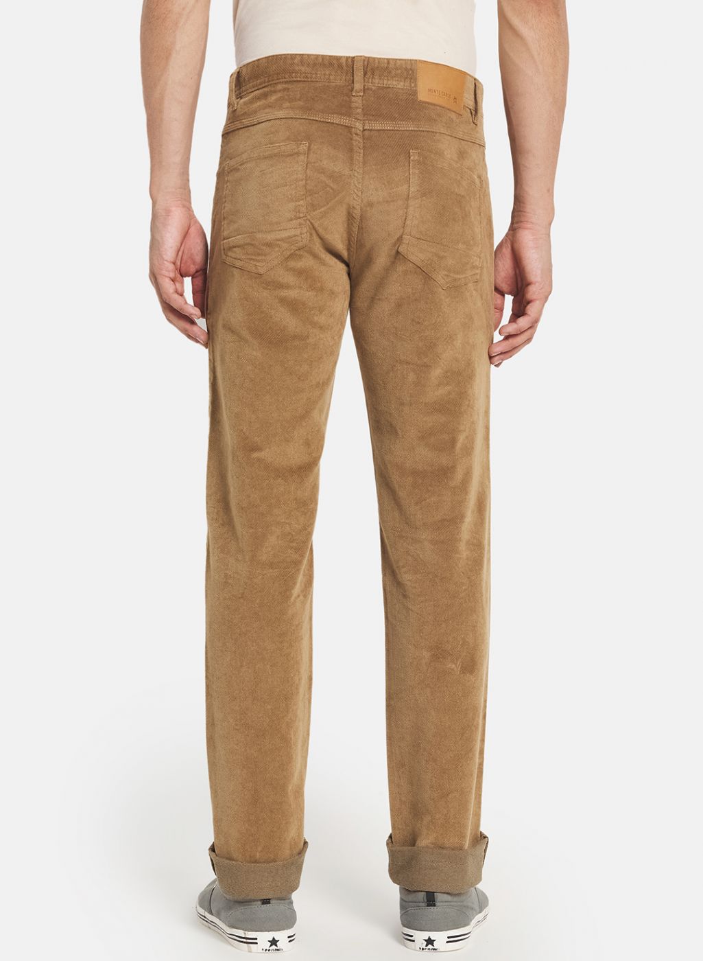 Men Khaki Smart Fit Trouser