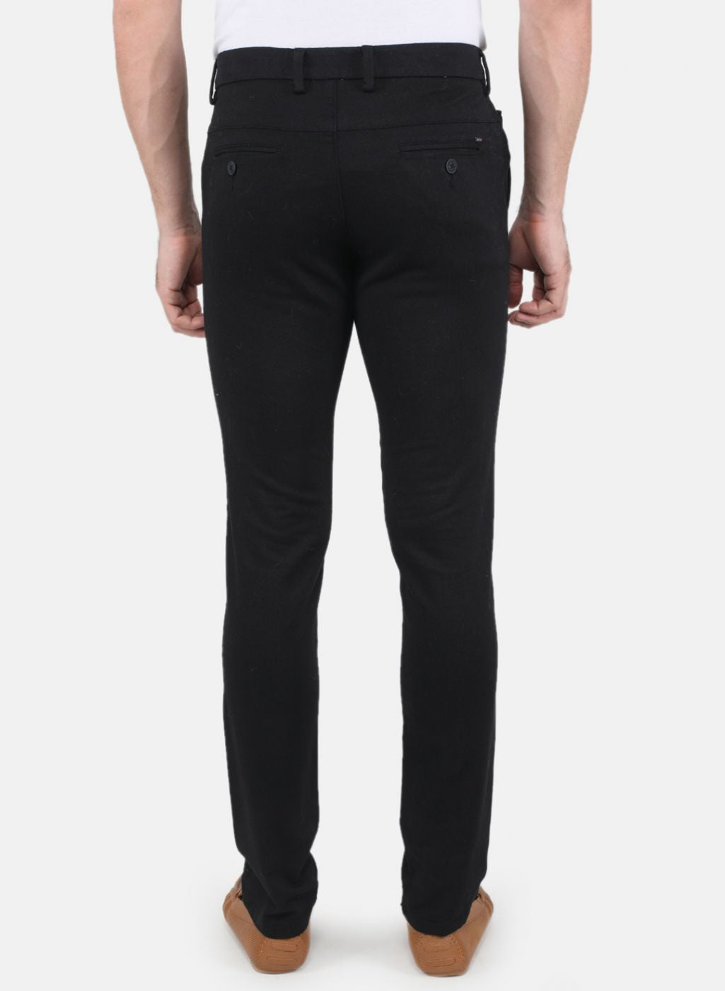 Men Black Slim Fit Trouser