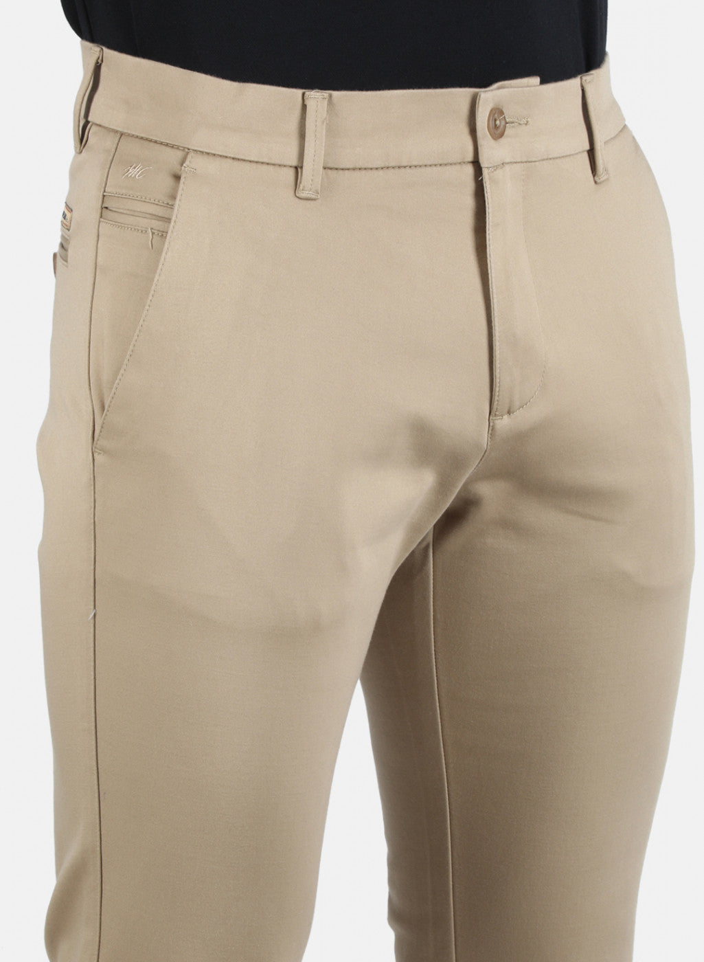 Men Beige Regular Fit Trouser