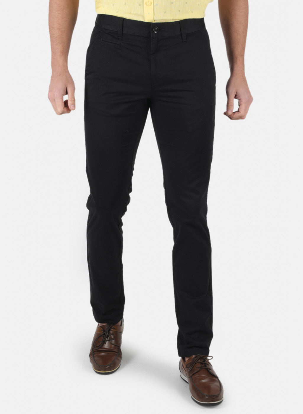 Men Black Smart Fit Trouser