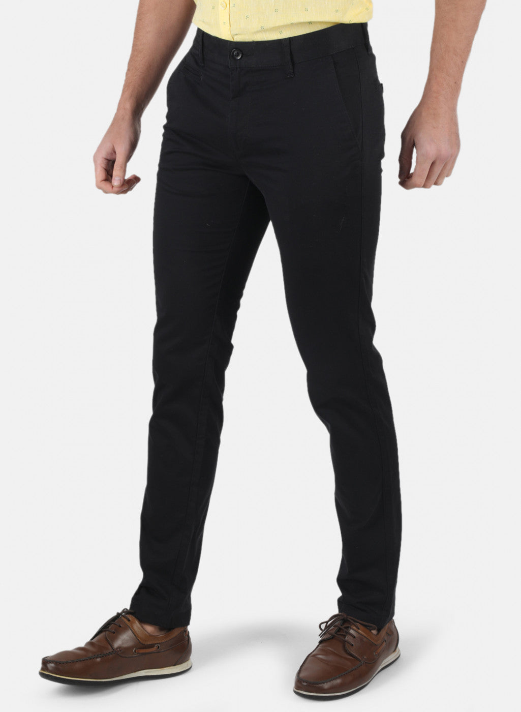 Men Black Smart Fit Trouser