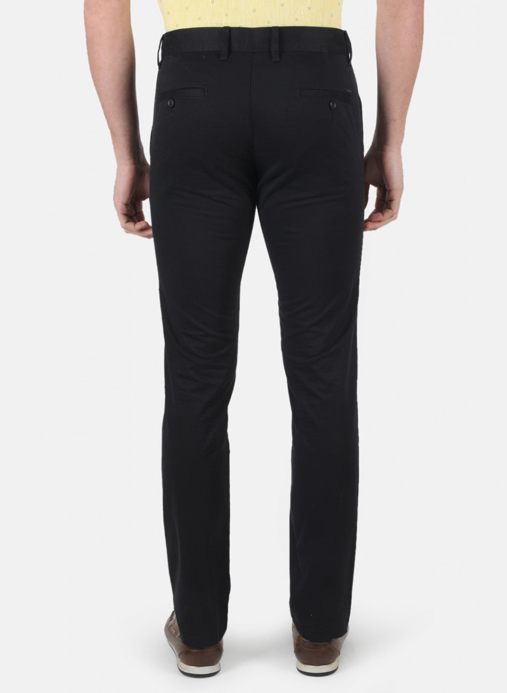 Men Black Smart Fit Trouser