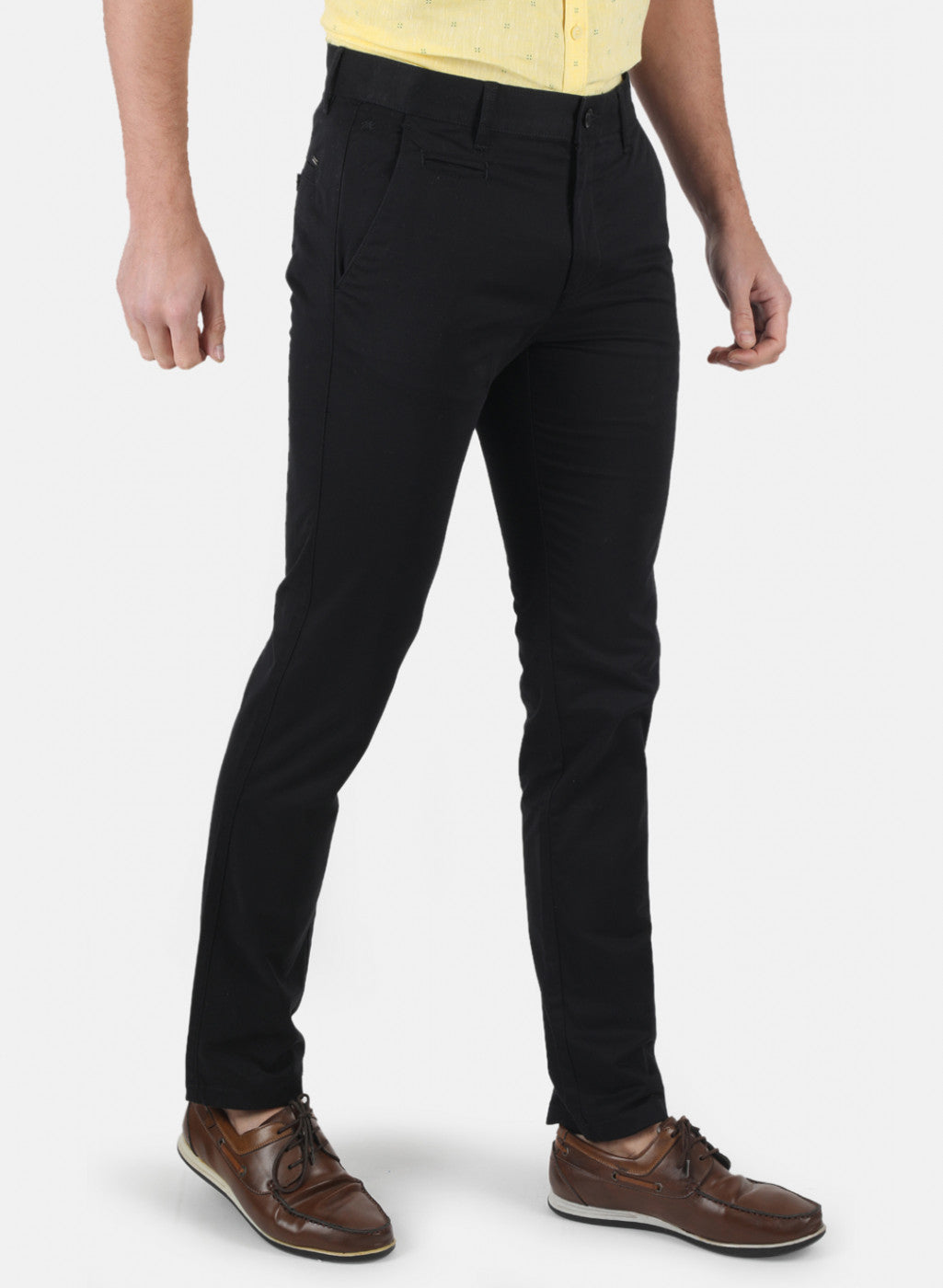 Men Black Smart Fit Trouser