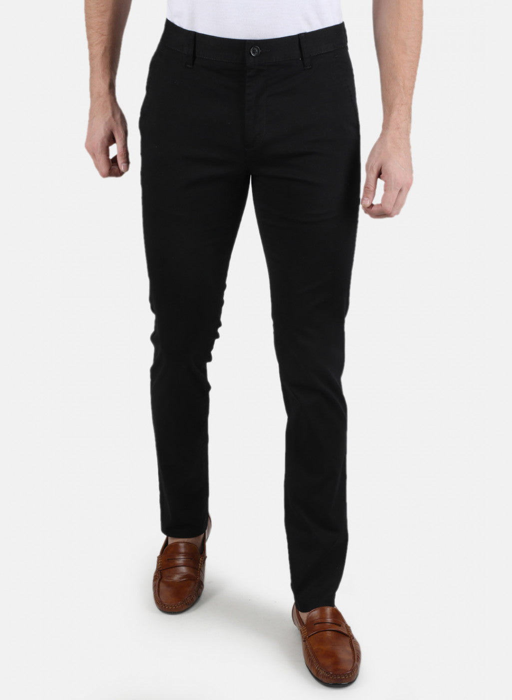 Men Black Smart Fit Trouser