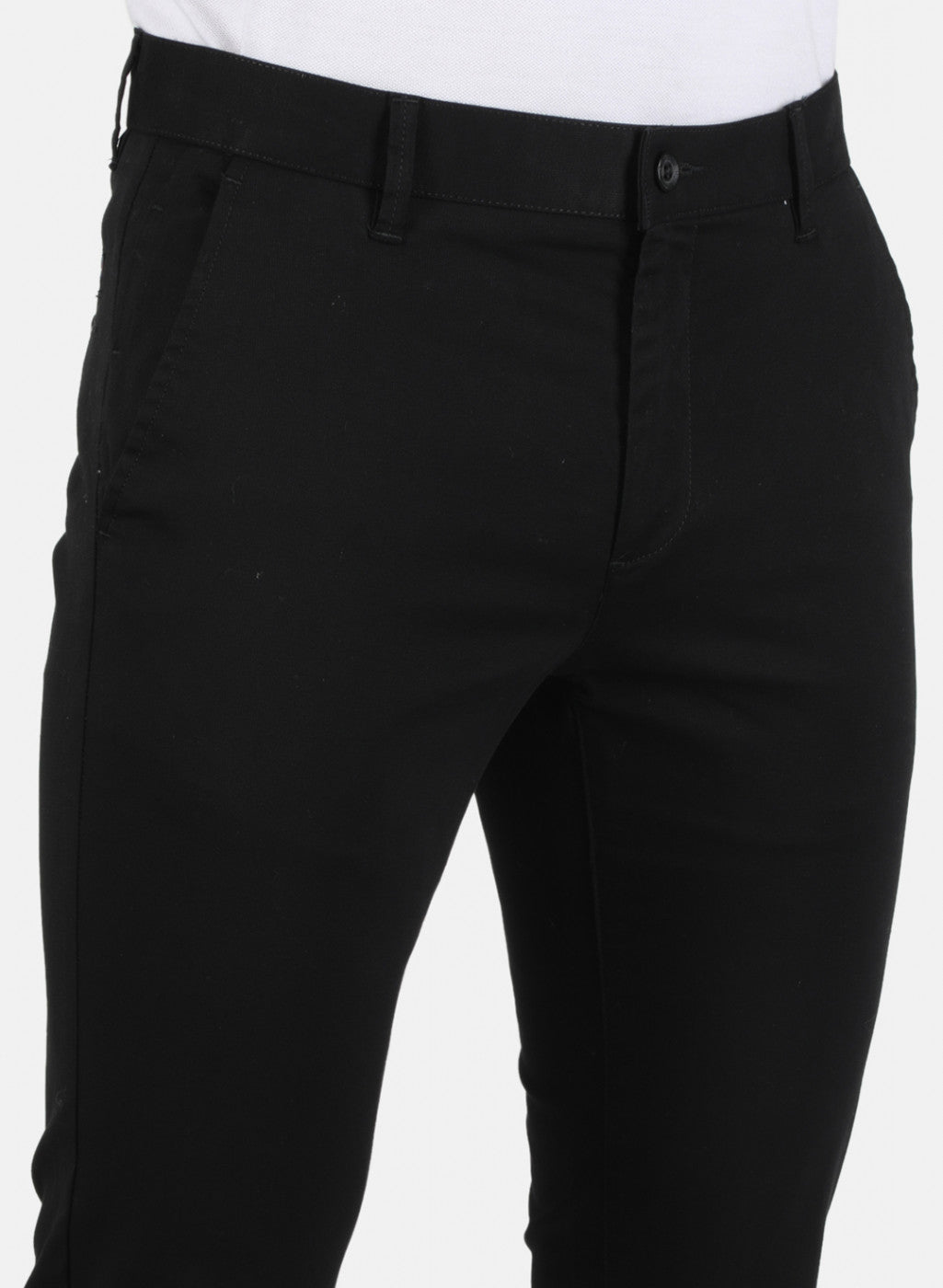 Men Black Smart Fit Trouser