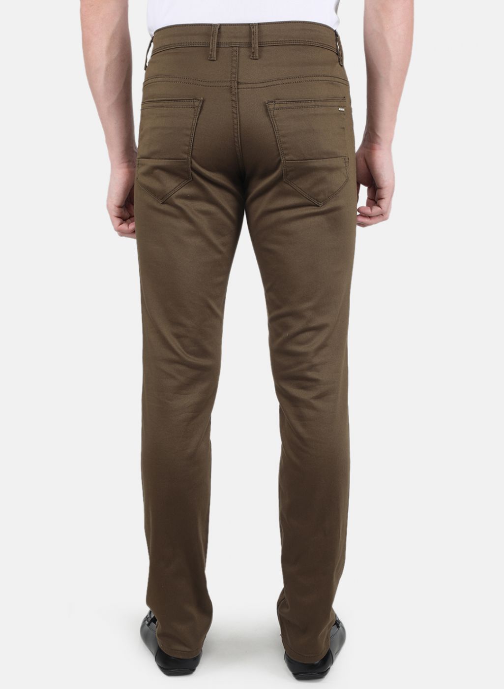 Men Brown Smart Fit Trouser