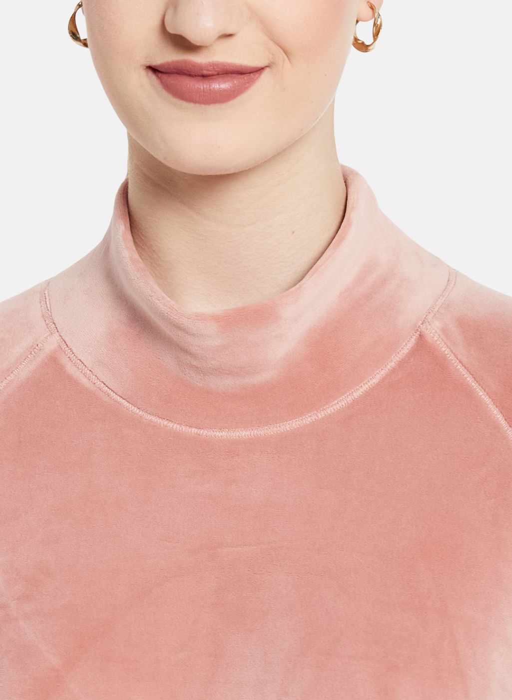 Women Pink Solid Sweatshirt