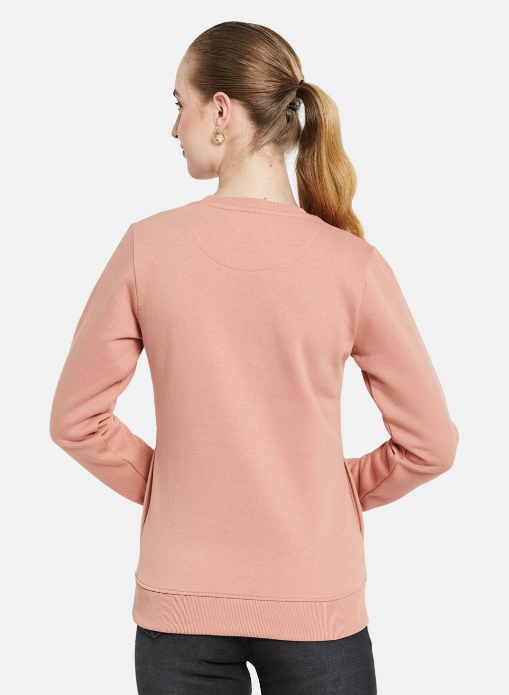 Women Beige Embroidered Sweatshirt