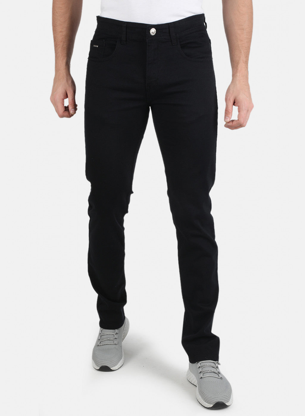 Men Black Narrow Fit Denim