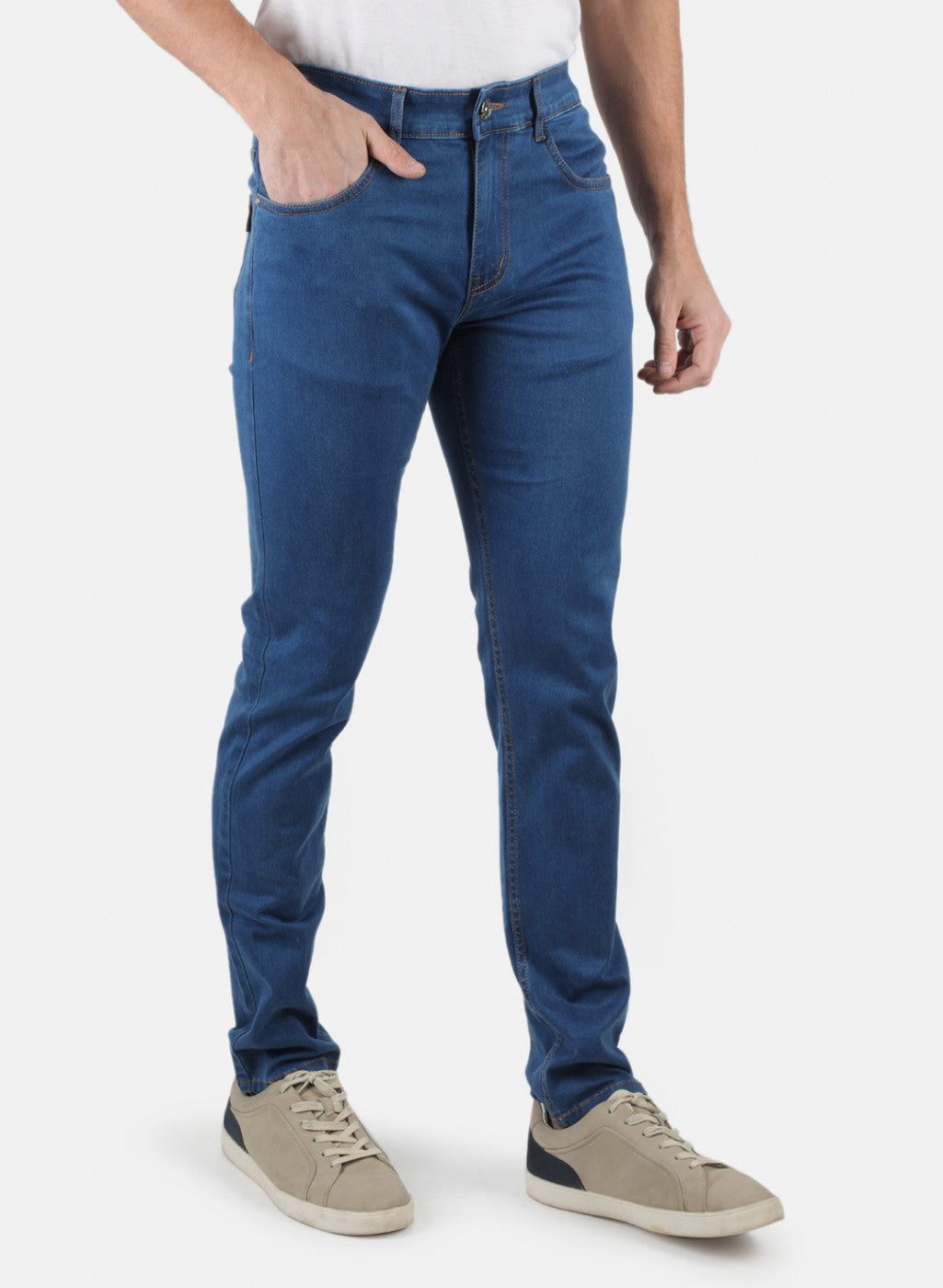 Men Blue Narrow Fit Denim