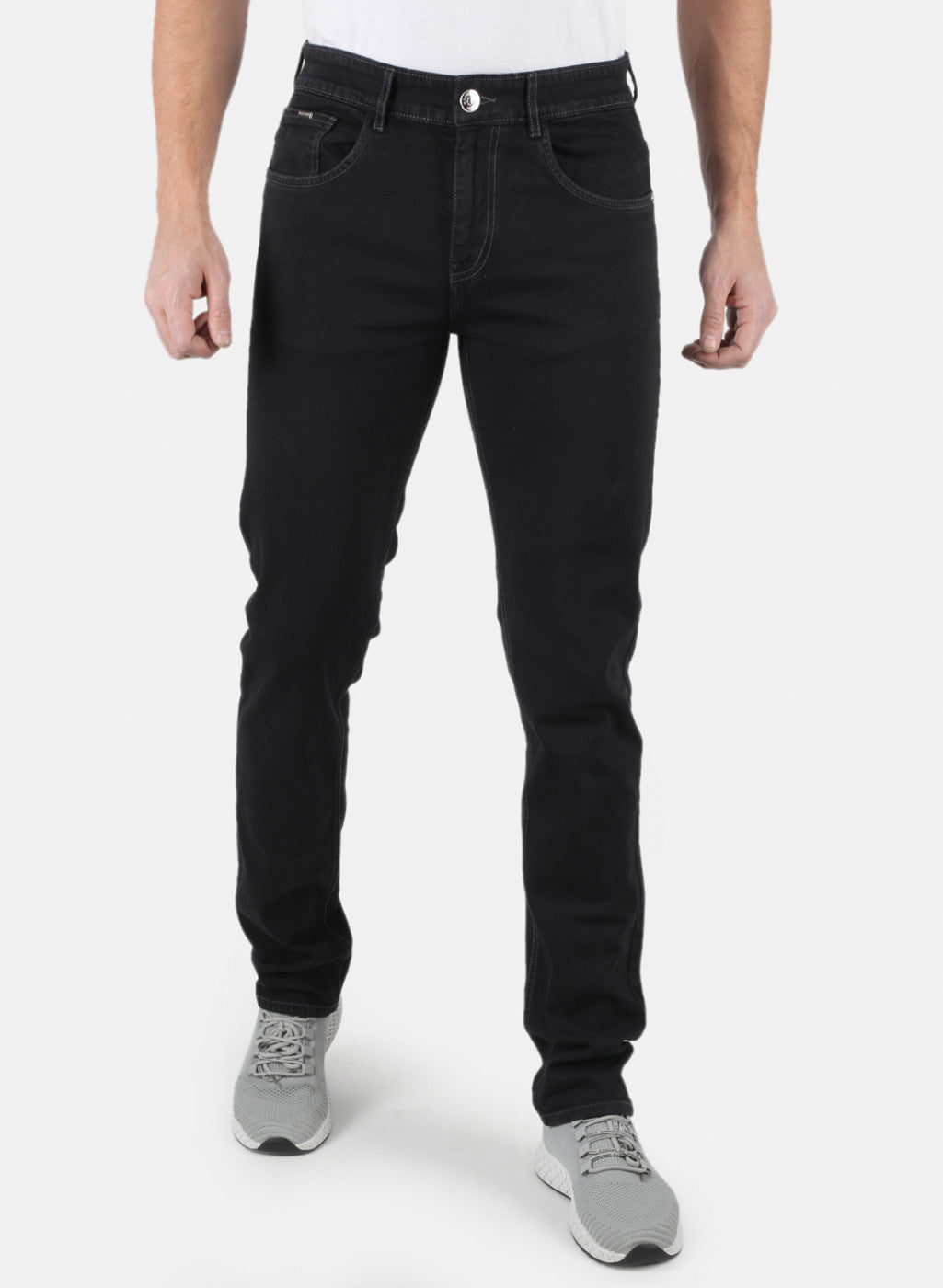 Men Grey Narrow Fit Denim