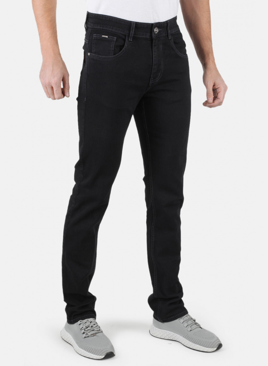 Men Grey Narrow Fit Denim