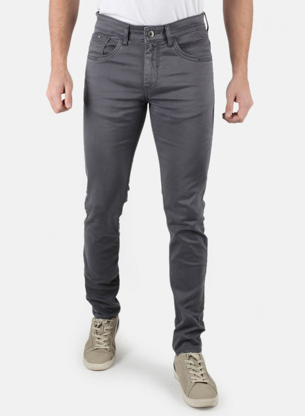 Men Grey Skinny Fit Denim