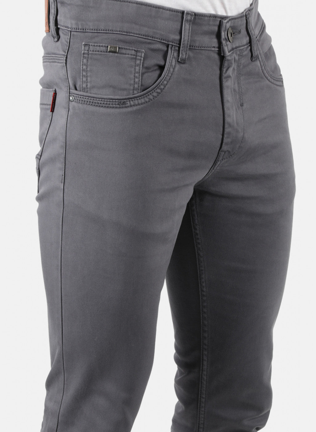 Men Grey Skinny Fit Denim