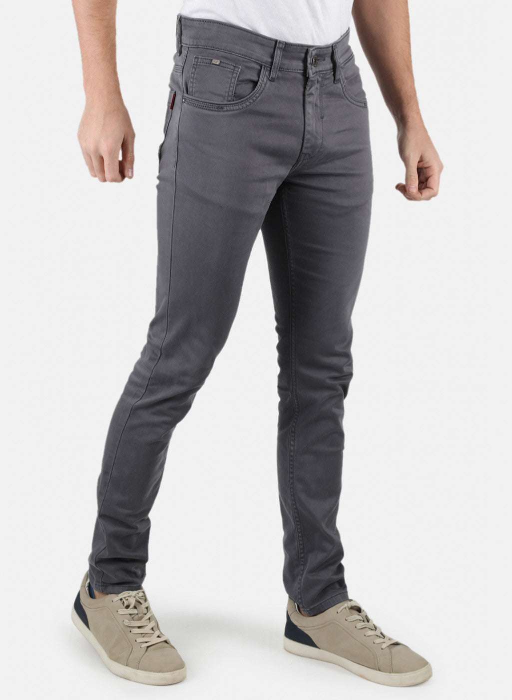 Men Grey Skinny Fit Denim