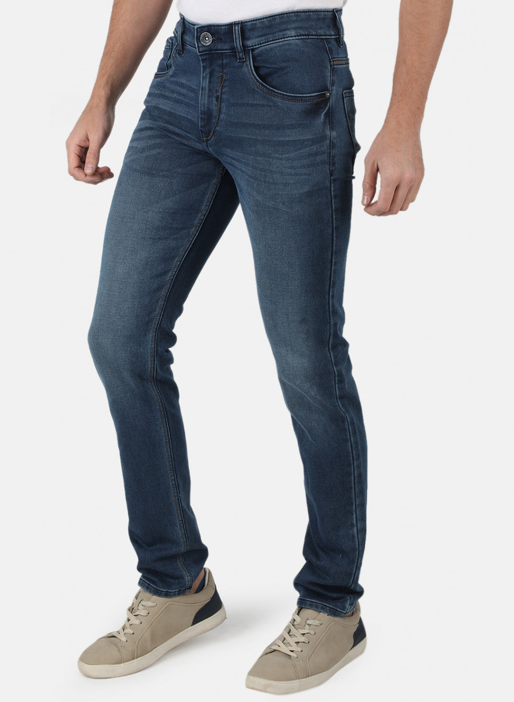 Men Blue Narrow Fit Denim