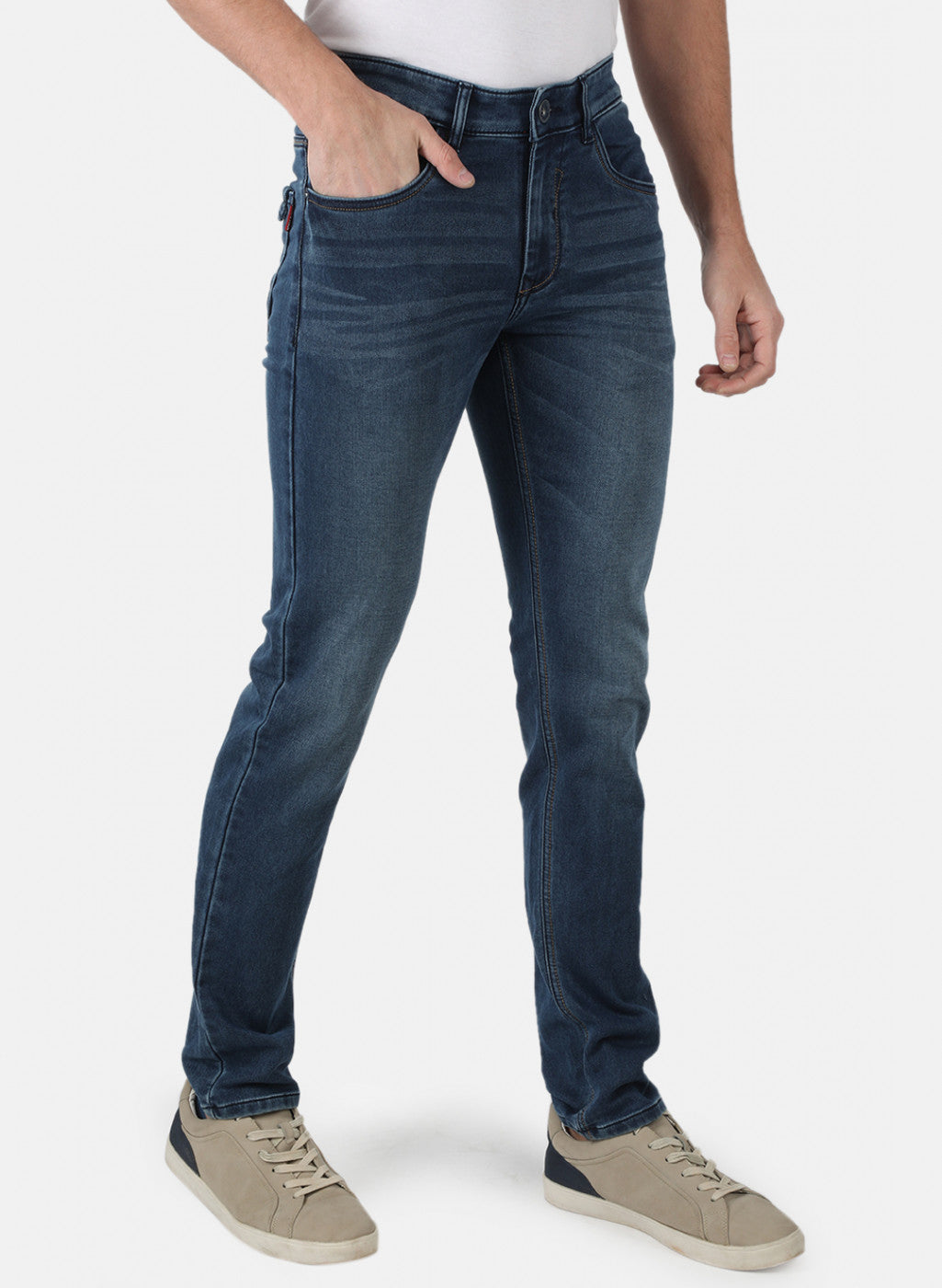 Men Blue Narrow Fit Denim