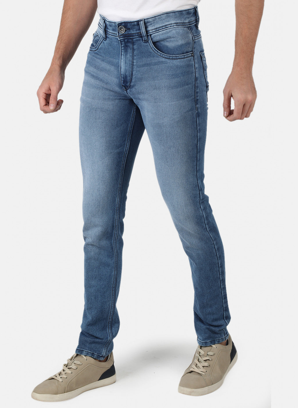 Men Blue Narrow Fit Denim