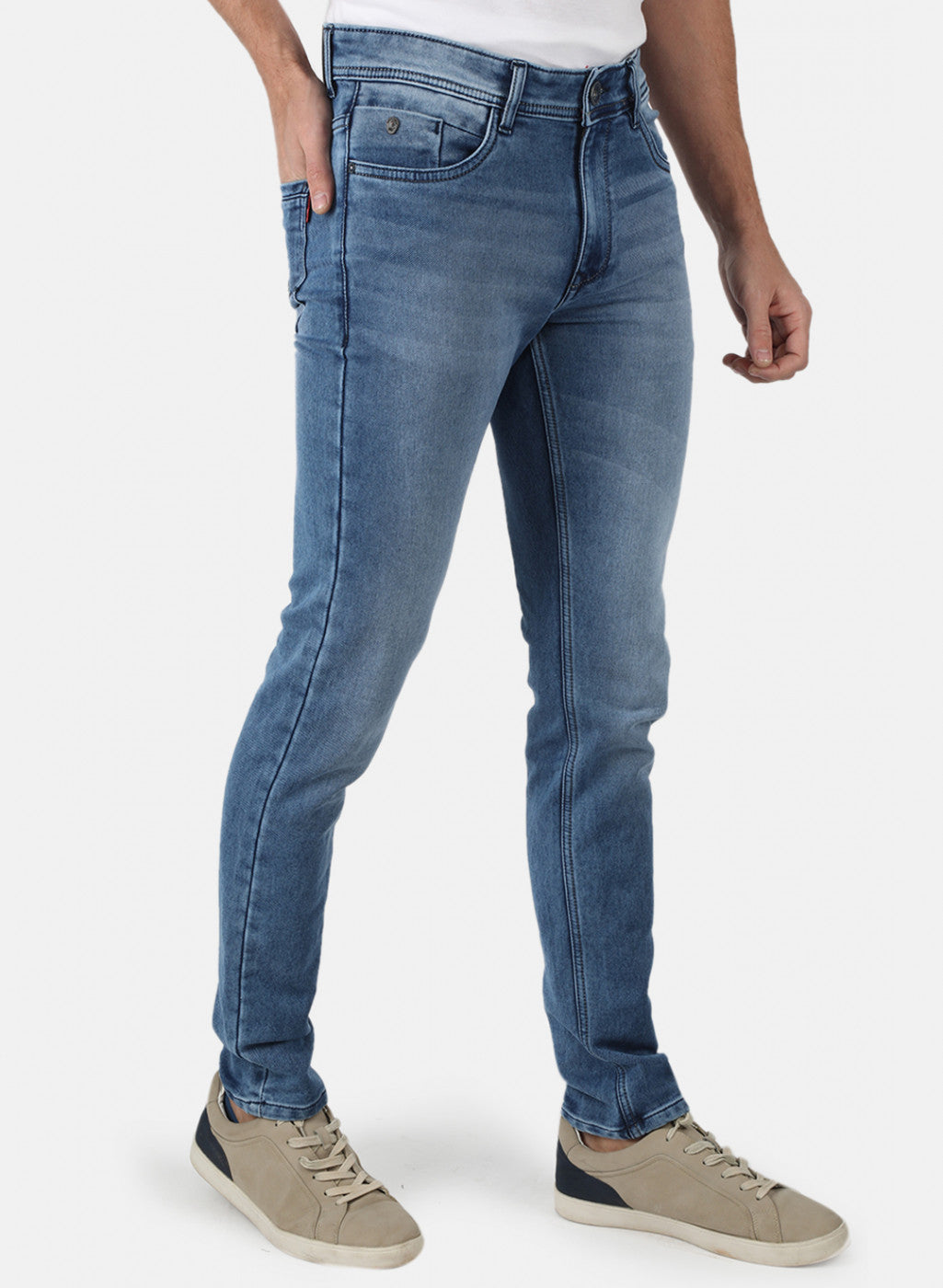 Men Blue Narrow Fit Denim