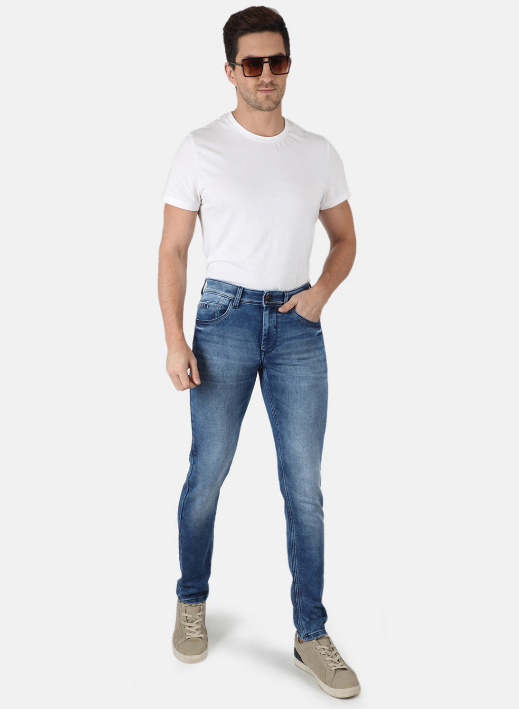 Men Blue Skinny Fit Denim