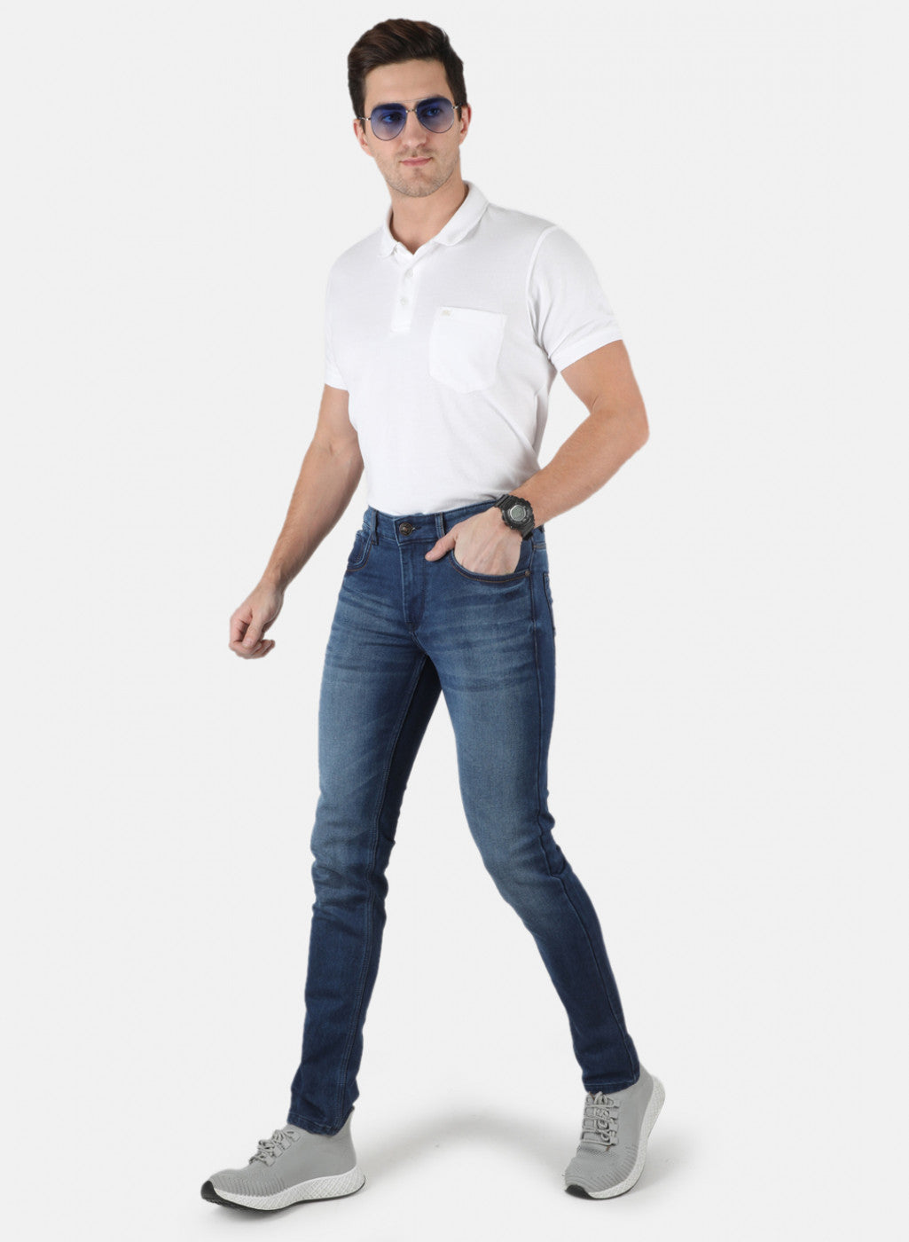 Men Blue Skinny Fit Denim