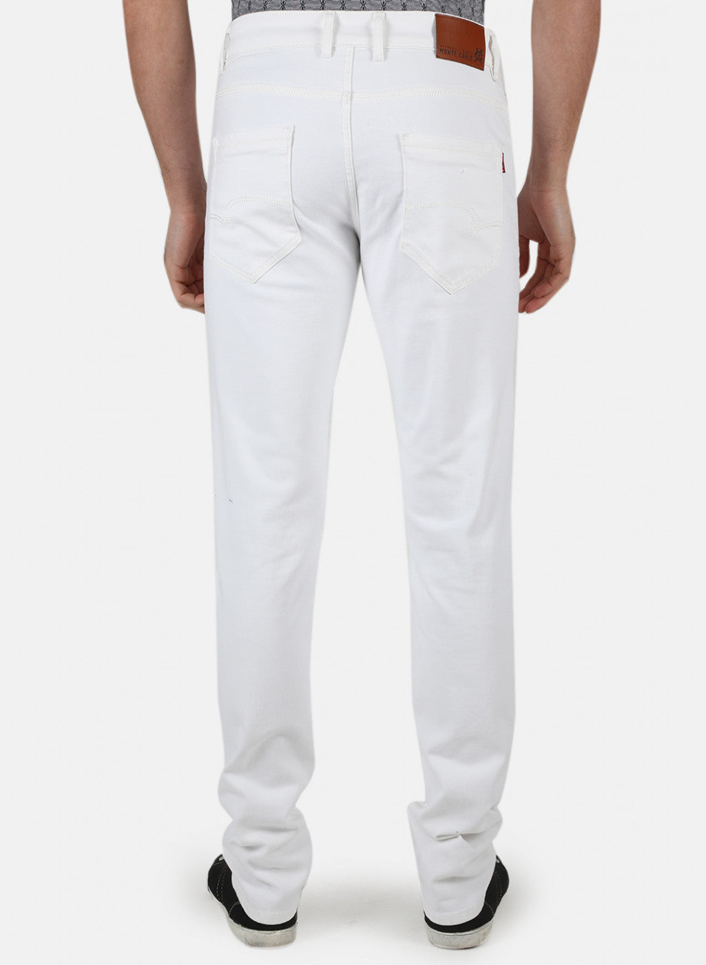 Men White Skinny Fit Denim